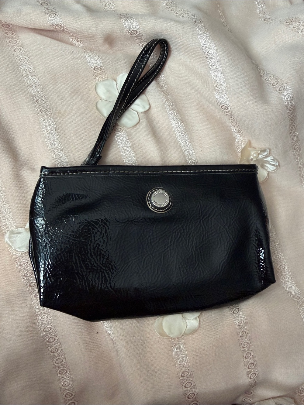 Black Patent Wristlet Clutch - Women Bags